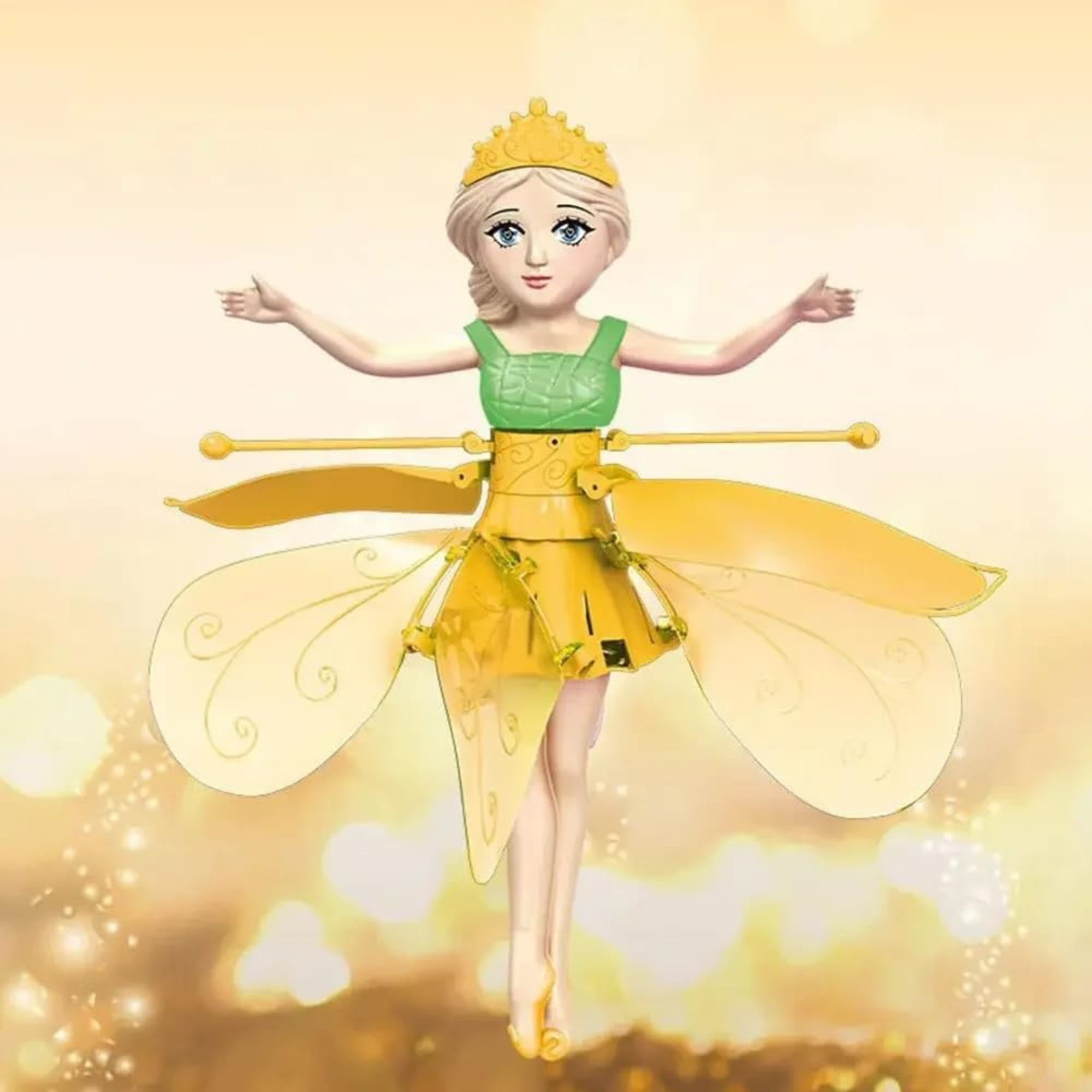 Fairy Flying Toy – Hand Sensor Induction Helicopter with LED Lights - 4A's Global