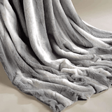 Luxury Faux Fur Rabbit Throw Blanket – Super Soft &amp; Ethical Comfort | Multiple Sizes &amp; Colours - 4A's Global