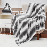 Luxury Faux Fur Rabbit Throw Blanket – Super Soft &amp; Ethical Comfort | Multiple Sizes &amp; Colours - 4A's Global