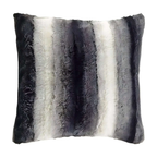 Luxury Faux Fur Rabbit Cushion Covers – Soft, Cosy &amp; Machine Washable | 43 x 43 cm (17 x 17 inches) - 4A's Global