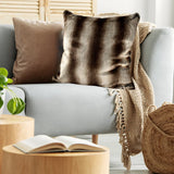 Luxury Faux Fur Rabbit Cushion Covers – Soft, Cosy &amp; Machine Washable | 43 x 43 cm (17 x 17 inches) - 4A's Global
