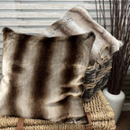 Luxury Faux Fur Rabbit Cushion Covers – Soft, Cosy &amp; Machine Washable | 43 x 43 cm (17 x 17 inches) - 4A's Global