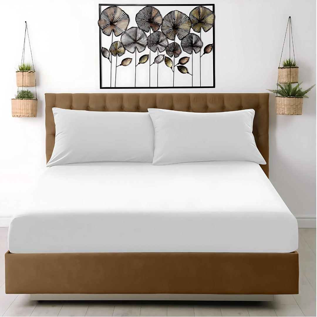 Extra Deep 30cm Fitted Bed Sheet – Luxury Hotel-Quality Deep Pocket Sheet for Perfect Mattress Fit - 4A's Global