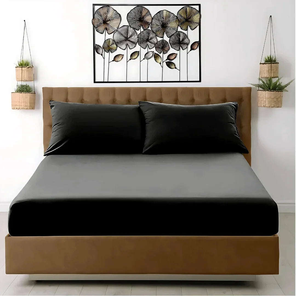 Extra Deep 30cm Fitted Bed Sheet – Luxury Hotel-Quality Deep Pocket Sheet for Perfect Mattress Fit - 4A's Global
