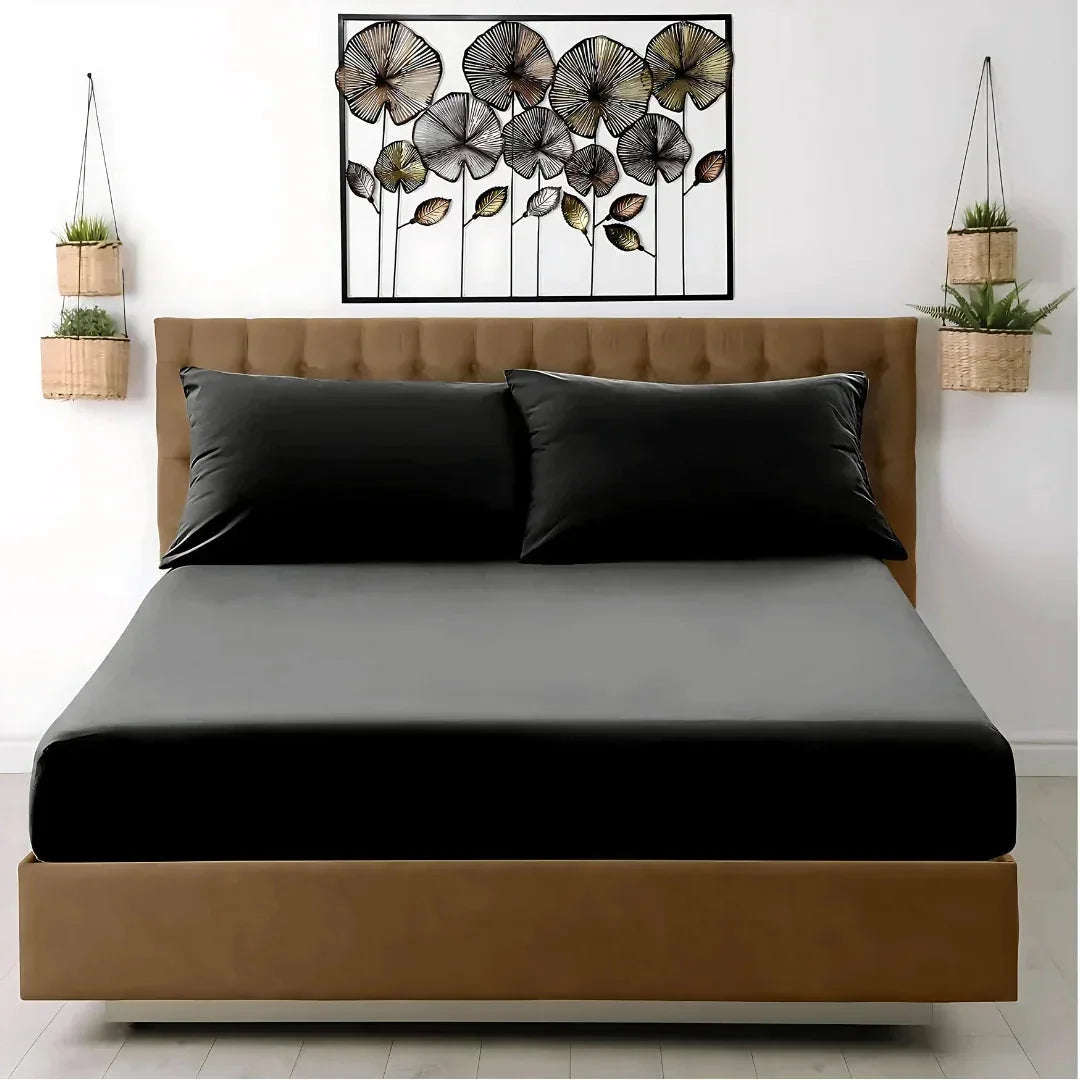 Extra Deep 30cm Fitted Bed Sheet – Luxury Hotel-Quality Deep Pocket Sheet for Perfect Mattress Fit - 4A's Global