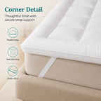 Mattress Topper 10cm Extra Thick 1100GSM Cloud Soft Breathable Hypoallergenic - Cozy Living - 4A's Global