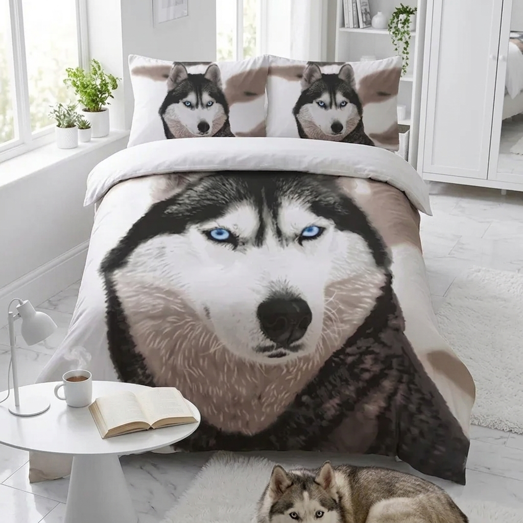3D Animal Print Duvet Cover Set | Cotton-Feel Luxury Bedding with Pillowcases | Bold Bedroom Makeover for UK Homes