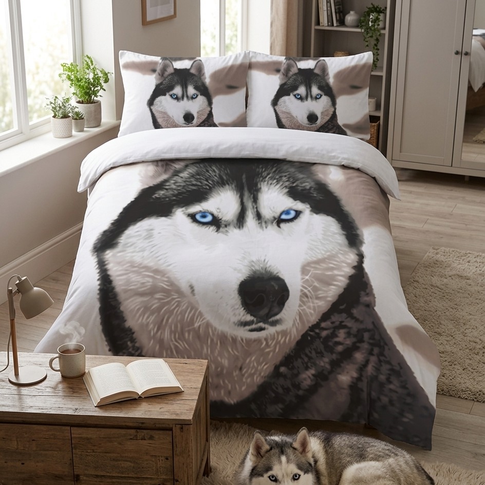 3D Animal Print Duvet Cover Set | Cotton-Feel Luxury Bedding with Pillowcases | Bold Bedroom Makeover for UK Homes