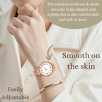 Ladies Rose Gold Mesh Strap Watch Waterproof Stainless Steel, Gift Box Included - High Living - 4A's Global