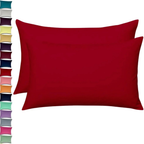 2x Luxury Percale Polycotton Pillowcase Pair – Soft, Durable &amp; Easy-Care Bedding - 4A's Global