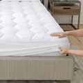 Premium 30cm Extra Deep Waterproof Mattress Protector | Breathable & Noiseless | White | UK Sizes (Single, Double, King, Super King) - 4A's Global