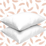 Luxury Goose Feather &amp; Down Pillows – Hotel Quality Comfort &amp; Support | 48 x 74 cm (19" x 29") - 4A's Global