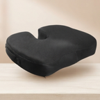 Memory Foam Seat Cushion Hip Tailbone Coccyx Pain Relief Ergonomic 45x35cm - 4AS - 4A's Global