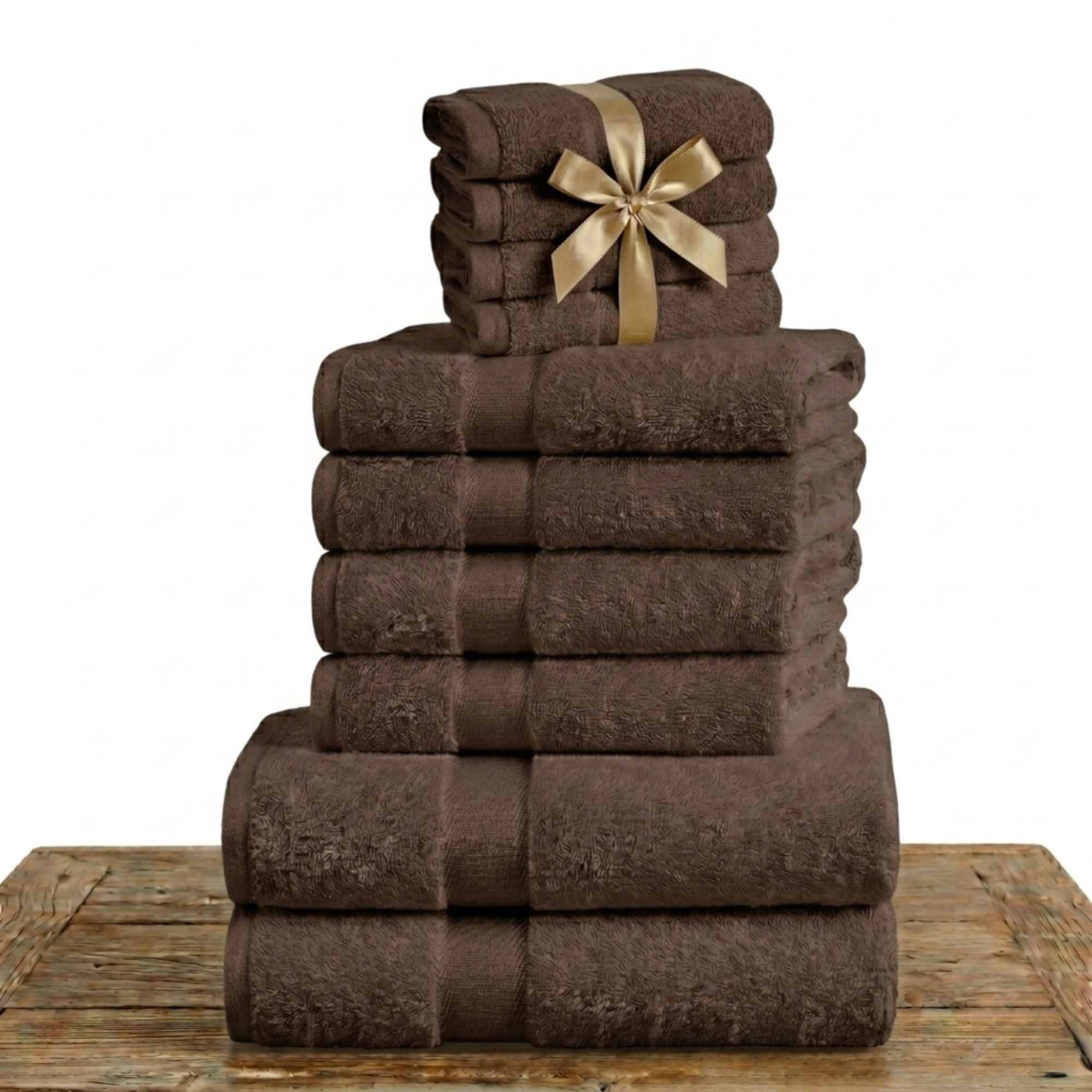 Egyptian Cotton Towel Bale Set 500GSM Ultra Soft, Pack of 6 or 10 - High Living - 4A's Global
