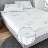 High Living Mattress Topper Bamboo 40D Gel Memory Foam, 2.5cm Thick, 300gsm Bamboo Fabric, Removable Zipper Cover