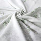 High Living Mattress Topper Bamboo 40D Gel Memory Foam, 2.5cm Thick, 300gsm Bamboo Fabric, Removable Zipper Cover