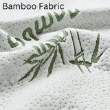 High Living Mattress Topper Bamboo 40D Gel Memory Foam, 2.5cm Thick, 300gsm Bamboo Fabric, Removable Zipper Cover