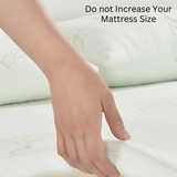 High Living Mattress Topper Bamboo 40D Gel Memory Foam, 2.5cm Thick, 300gsm Bamboo Fabric, Removable Zipper Cover