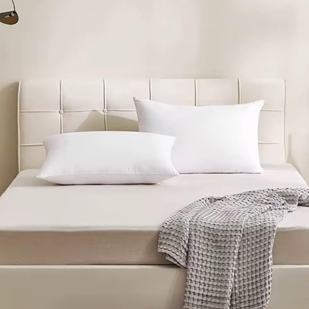 Luxury Goose Feather &amp; Down Pillows – Hotel Quality Comfort &amp; Support | 48 x 74 cm (19" x 29") - 4A's Global