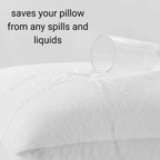 Premium Waterproof Terry Pillow Protector – Soft, Silent and Durable Pillow Cover for Ultimate Pillow Protection - 4A's Global
