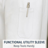 Professional Chef Jacket &amp; Trousers Set – Short Sleeve, Mesh Back, Pockets | Catering Uniform - 4A's Global