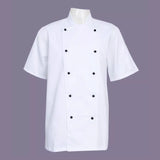 Professional Chef Jacket &amp; Trousers Set – Short Sleeve, Mesh Back, Pockets | Catering Uniform - 4A's Global