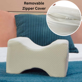 Ergonomic Memory Foam Knee Pillow for Side Sleepers – Orthopedic Support for Sciatica, Back, Hip &amp; Joint Pain Relief - 4A's Global