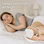 Ergonomic Memory Foam Knee Pillow for Side Sleepers – Orthopedic Support for Sciatica, Back, Hip &amp; Joint Pain Relief - 4A's Global