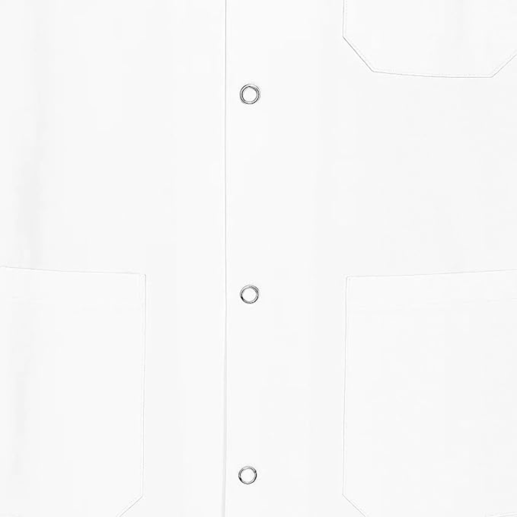 Unisex White Lab Coat | Salon Coat | Stylist Smock | Professional Work Coat – Premium Polycotton Long Sleeve with Button Fastening - 4A's Global