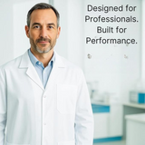 Unisex White Lab Coat | Salon Coat | Stylist Smock | Professional Work Coat – Premium Polycotton Long Sleeve with Button Fastening - 4A's Global