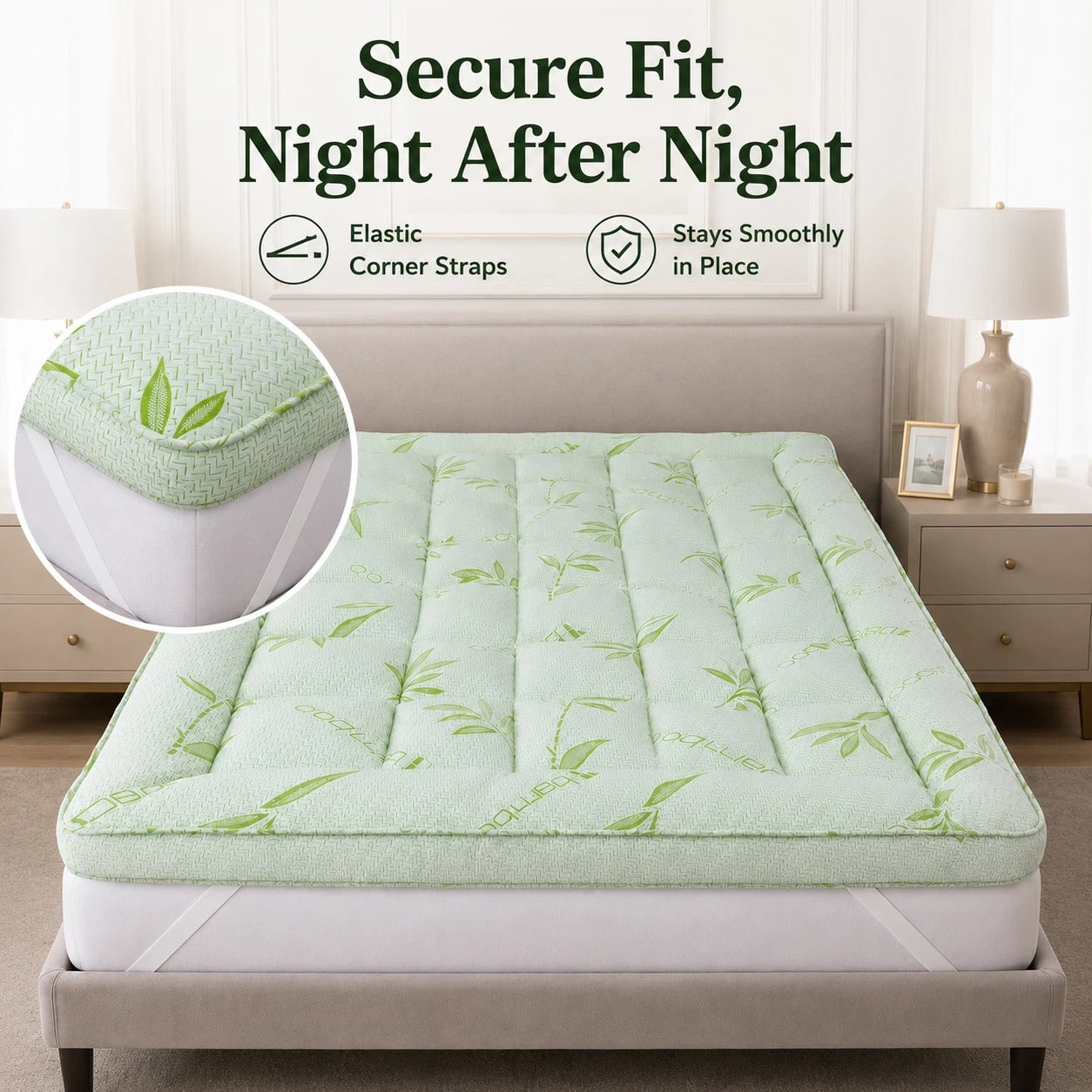 10cm Extra Thick Mattress Topper | 1100GSM Deep-Fill Luxury | All UK Sizes | 4AS