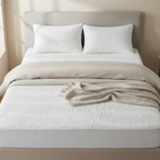 Bamboo Mattress Protector 3D Air Layer Cooling Silver ION Antibacterial, Silver ION , All UK Sizes - Zemmel - 4A's Global