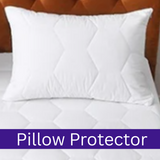 HH Quilted Mattress Protector 40cm Triple Filled Noiseless Breathable Hexagonal Design Soft Microfiber Fabric & Filling