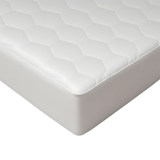 Waterproof Mattress Protector 30cm Elasticized Skirt Light Weight  Soft Luxury Cotton Sheets Fitted Cover -  Hexagonal Design