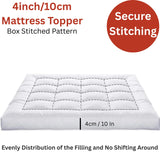 Luxury Mattress Topper – Extra Thick 11cm Deep Fill | Hypoallergenic Microfibre | Hotel-Style Comfort UK