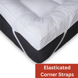 Luxury Mattress Topper – Extra Thick 11cm Deep Fill | Hypoallergenic Microfibre | Hotel-Style Comfort UK