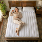 Luxury 4cm Deep Microfibre Mattress Topper | Soft & Breathable Bed Upgrade (UK Sizes) - 4A's Global