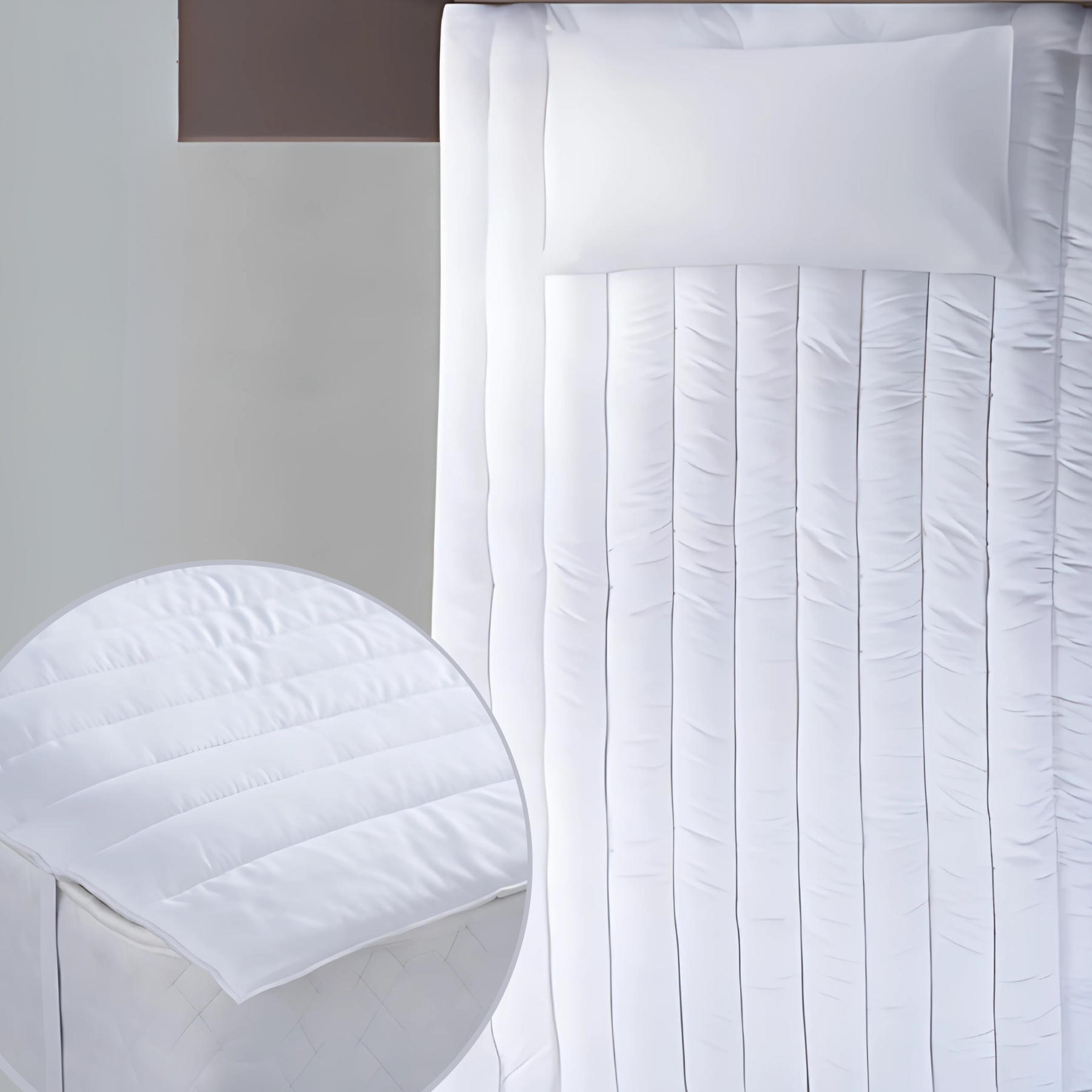 Luxury 4cm Deep Microfibre Mattress Topper | Soft & Breathable Bed Upgrade (UK Sizes) - 4A's Global
