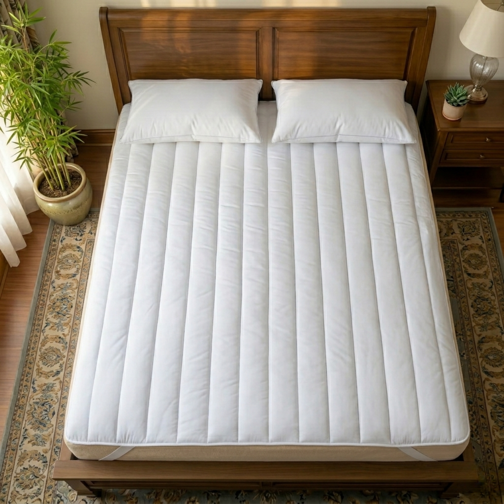 Luxury 4cm Deep Microfibre Mattress Topper | Soft & Breathable Bed Upgrade (UK Sizes) - 4A's Global