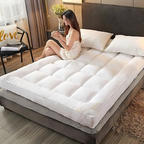 Mattress Topper 10cm Extra Thick 1100GSM Cloud Soft Breathable Hypoallergenic - Cozy Living