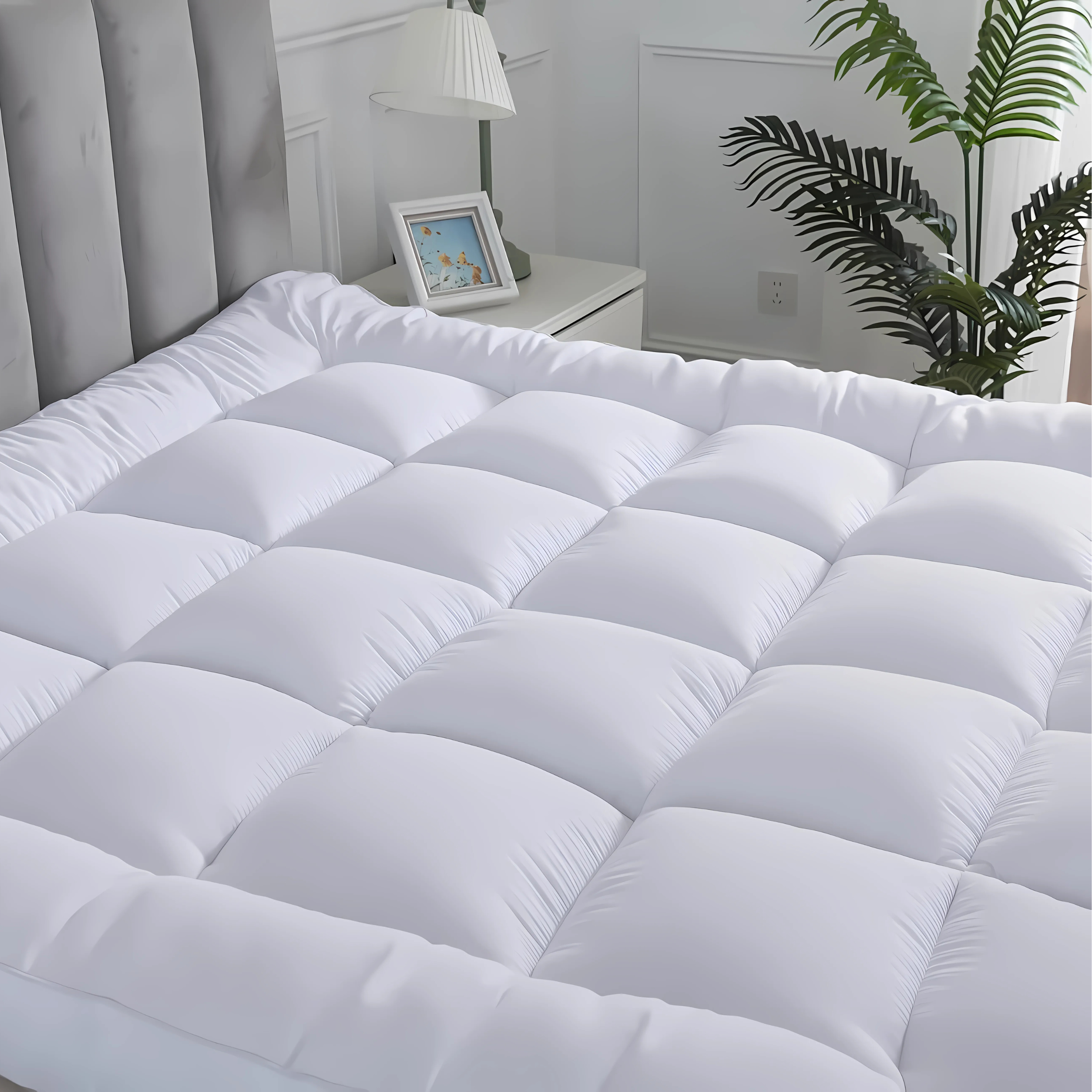 10cm Extra Thick Mattress Topper | 1100GSM Deep-Fill Luxury | All UK Sizes | 4AS