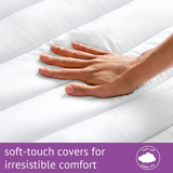 Hypoallergenic Microfiber Mattress Topper – 4cm / 1.57inch&nbsp;Deep | Luxury Comfort &amp; Support | Breathable &amp; Allergy-Safe - 4A's Global