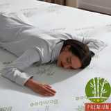 Bamboo Memory Foam Mattress Topper – 2.5cm Cooling Comfort Layer | Breathable, Lightweight &amp; Eco-Friendly Sleep Upgrade | UK Sizes - 4A's Global