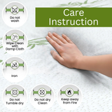 Bamboo Memory Foam Mattress Topper – 2.5cm Cooling Comfort Layer | Breathable, Lightweight &amp; Eco-Friendly Sleep Upgrade | UK Sizes - 4A's Global
