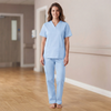 Medical Scrub Suit 2 Piece Unisex Hospital Workwear 3 Colours 6 Sizes - High Living - 4A's Global