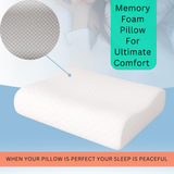 Multi Height Bamboo Cool Max Pillow – Ergonomic Memory Foam Pillow for Side, Back &amp; Stomach Sleepers - 4A's Global