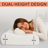 Multi Height Bamboo Cool Max Pillow – Ergonomic Memory Foam Pillow for Side, Back &amp; Stomach Sleepers - 4A's Global
