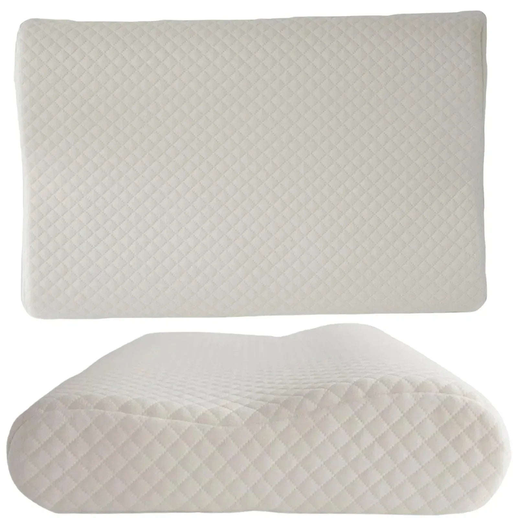 Contour Memory Foam Pillows Bamboo Cool Max Cover - Multi Height Bamboo Cool Max Pillow | Ergonomic Memory Foam Cooling Pillow - 4A's Global