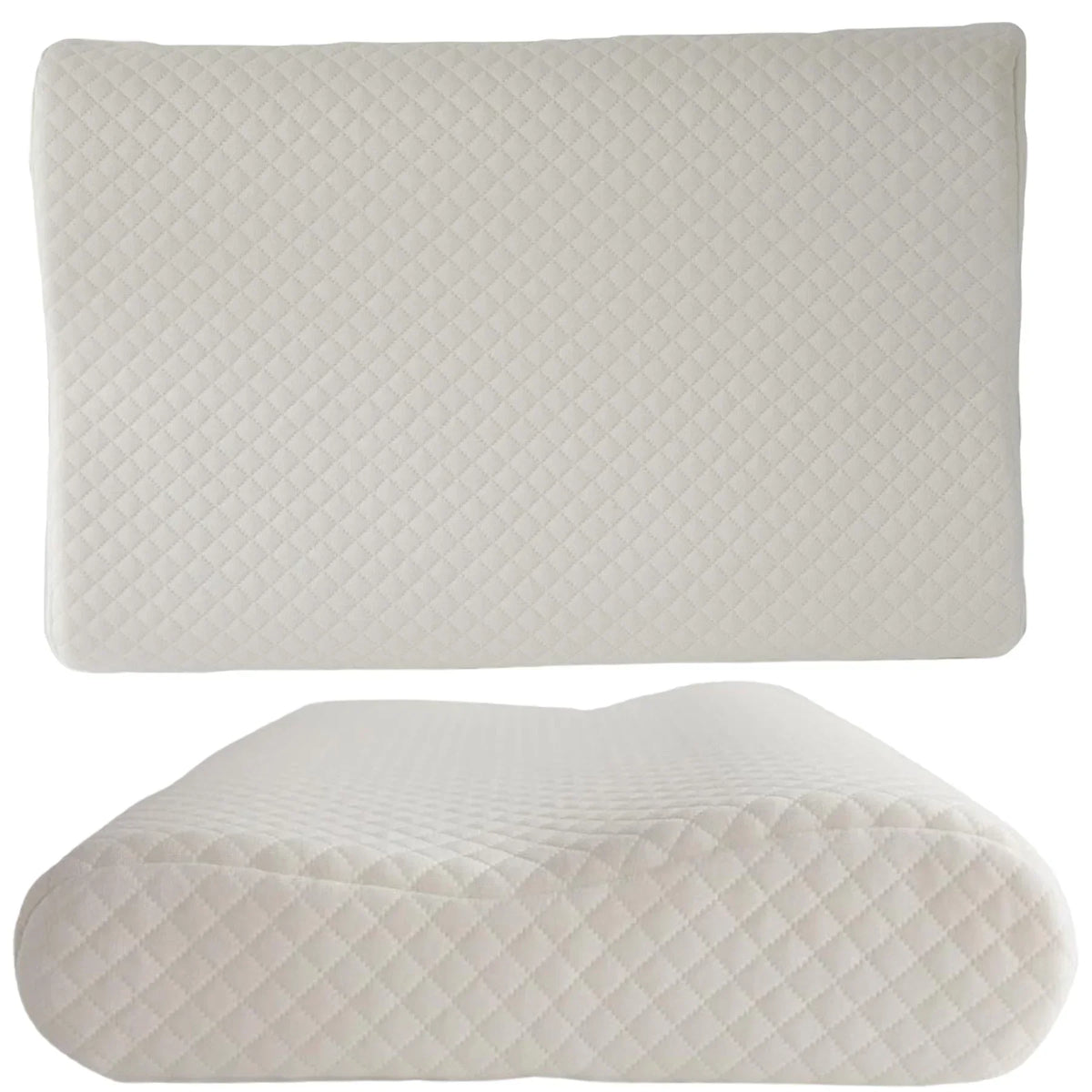 Multi Height Bamboo Cool Max Pillow – Ergonomic Memory Foam Pillow for Side, Back &amp; Stomach Sleepers - 4A's Global