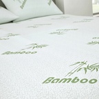 Bamboo Gel Memory Foam Mattress Topper 2.5cm Cooling Orthopedic, All UK Sizes - 4AS - 4A's Global